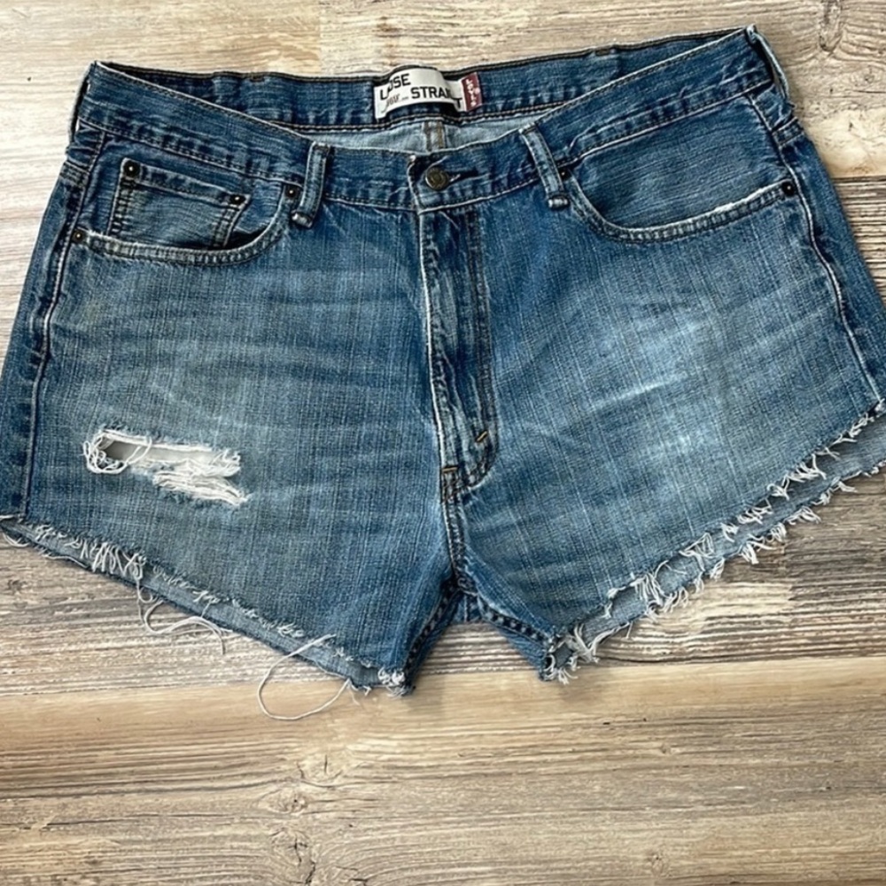 Levis Vintage Cutoff Jean Shorts Sz 38
